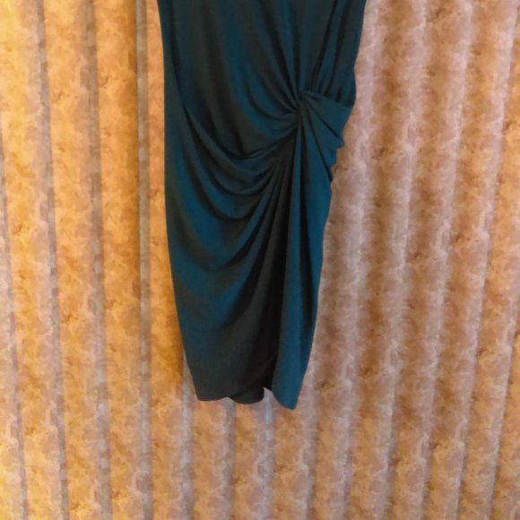 NWT teal sleeveless v-neck dress size Large - Picture 2 of 6